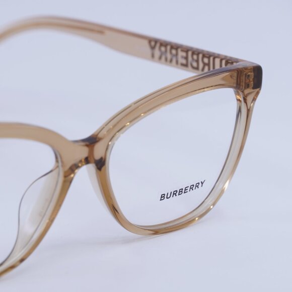 🕶️ New Burberry BE2364F 3779 Eyeglasses - Transparent Brown Frame - Picture 5 of 10